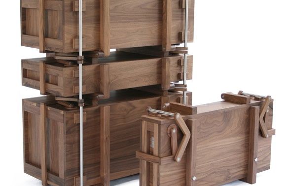 Эволюция дизайна мебели: кабинет из сундука