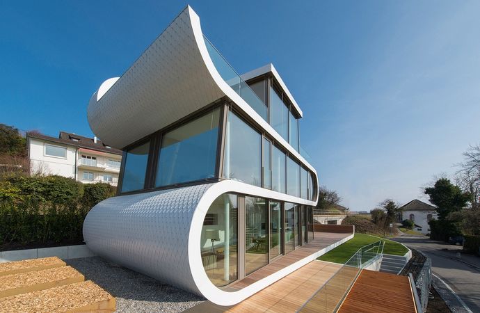 Эволюция дизайна: уникальный современный дом в Цюрихе
