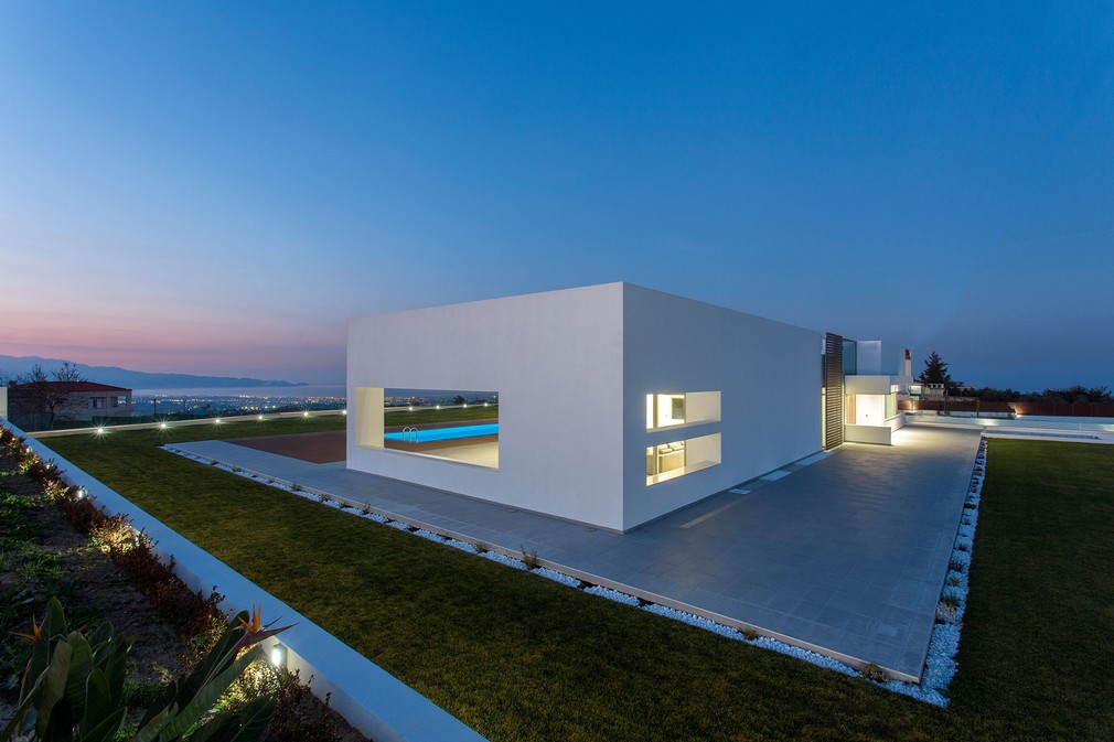 Дизайн современной резиденции на Крите